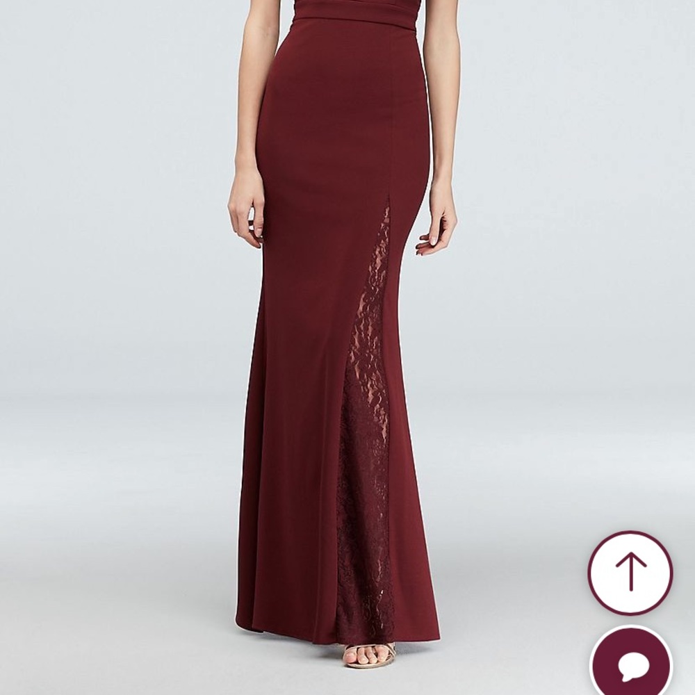 Long dress- wine color
